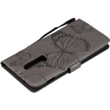 Oneplus 6 Için Flip Case Pu Deri Darbeye Kapak Manyetik Kapak ile (Yurt Dışından)