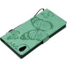 Sony Xperia Xa1 Ultra Pu Deri Flip Case Kickstand Manyetik (Yurt Dışından)