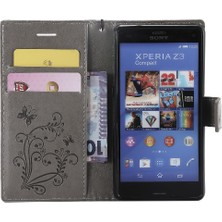 YH Mall Sony Xperia Z3 Mini Pu Deri Darbeye Kapak Için Flip Case Manyetik (Yurt Dışından)