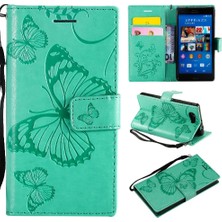 YH Mall Sony Xperia Z3 Mini Pu Deri Darbeye Kapak Için Flip Case Manyetik (Yurt Dışından)