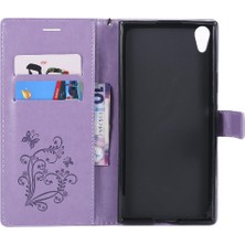 YH Mall Sony Xperia Xa1 Ultra Pu Deri Flip Case Kickstand Manyetik (Yurt Dışından)