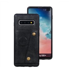 Cüzdan Kılıf Samsung Galaxy S10 Artı Kickstand Kart Tutucu Darbeye (Yurt Dışından)