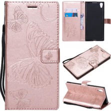 YH Mall Sony Xperia Xa1 Ultra Pu Deri Flip Case Kickstand Manyetik (Yurt Dışından)