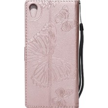 YH Mall Sony Xperia Xa1 Ultra Pu Deri Flip Case Kickstand Manyetik (Yurt Dışından)