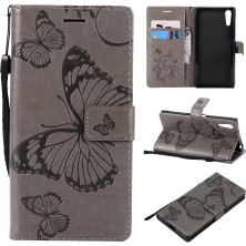 YH Mall Sony Xperia Xz Için Flip Case Pu Deri Flip Kickstand Manyetik Kapak (Yurt Dışından)