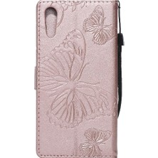 YH Mall Sony Xperia Xz Için Flip Case Pu Deri Flip Kickstand Manyetik Kapak (Yurt Dışından)