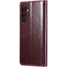 Samsung Galaxy A25 5g Kart Tutucu Kickstand Manyetik Pu Için Flip Case (Yurt Dışından)