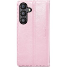 Samsung Galaxy Flip 5g Için Flip Case Çılgın At Pu Deri Retro Cüzdan (Yurt Dışından)