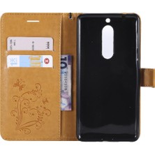 YH Mall Nokia 5 Flip Kickstand Darbeye Kapak Manyetik Kapak ile Flip Case (Yurt Dışından)