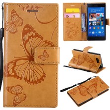 YH Mall Sony Xperia Z3 Mini Pu Deri Darbeye Kapak Için Flip Case Manyetik (Yurt Dışından)