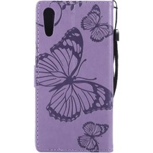 YH Mall Sony Xperia Xz Için Flip Case Pu Deri Flip Kickstand Manyetik Kapak (Yurt Dışından)