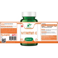 Yurdavit Vitamin E Vitamini 400 Iu 2X100 Softgel