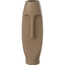 Laromita Decoration Face Vazo Terracotta / L