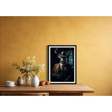 Decotorium Çerçeveli Tablo Anımal Kıngdom-End Serisi Mdf Tablo END/006