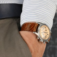 Onywatch Gerçek Yılan Derisi 16 mm Deri Saat Kordonu 16 mm Deri Saat Kayışı 16 mm Kordon 16 mm Kayış 16 mm Saat Kordonu