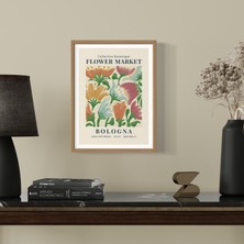 Decotorium Çerçeveli Tablo Flower Market Serisi Mdf Tablo FLO/003