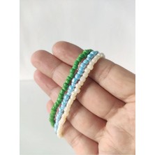 Hanım Kız Kum Boncuk Bileklik 3'lü Boncuk Bileklik Set