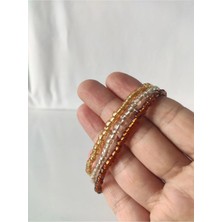 Hanım Kız Kum Boncuk Bileklik 3'lü Boncuk Bileklik Set