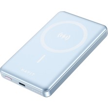 Havit 10000 mAh Magsafe Manyetik Kablosuz Powerbank Ultra Ince 20W, Iphone Uyumlu