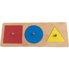 Montessori Gemisi Şekil Plakaları 1 - Geometrik Şekiller