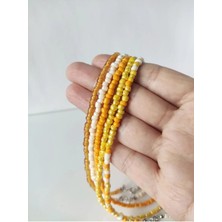 Hanım Kız Kum Boncuk Kolye 5'li Kolye Set