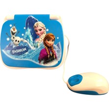 Trust Store Oyuncak Laptop Frozen Elsa Bilgisayar Türkçe-Ingilizce 100 Fonksiyonlu Eğitici Oyuncak