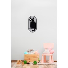 Dark Flamingo El Yapımı Üç Boyutlu Sevimli Tablo Serisi Kedi
