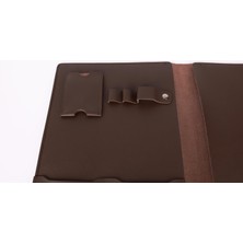 Aron Atelier Kahve Flötr Laptop&tablet ve Dosya Organizer