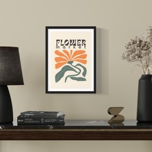 Decotorium Çerçeveli Tablo Flower Market Serisi Mdf Tablo FLO/031