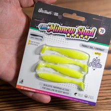 Ulti Baits Minnow Shad Silikon Balık Yem 70MM 1,6gr 4 Adet