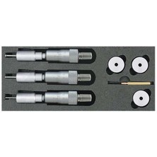 Asimeto AS-208 Iki Nokta Temaslı Dijital Iç Çap Mikrometre Seti (2-2.5mm ve 2.5-3mm)