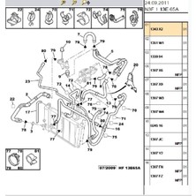 İbraş Radyatör Üst Hortum Partner Berlingo 1.9 Xud9 (17601-1343X2)