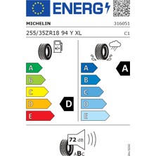 Michelin 255/35 R18 94Y Xl Pilot Sport 4 Zp Oto Yaz Lastiği (Üretim Yılı:2024)