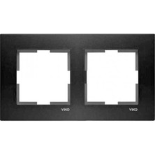 Viko Novella Siyah İkili Çerçeve