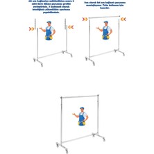 Yüksek Kalite Lüx Tekli Ayarlı Elbise Askılığı (Eşek)