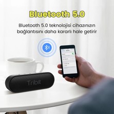 Tribit BTS20C Xsound Go 2X8W 24 Saat Oynatma Süresi Ipx7 Su Geçirmez Taşınabilir Tws Bluetooth Hoparlör Siyah