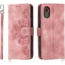 SZY Mall Samsung Galaxy Xcover 7 Kabartmalı Darbeye Dayanıklı Çoklu Kredi Için Flip Case (Yurt Dışından)