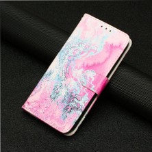 SZY Mall Samsung Galaxy S20 Artı Pu Deri Cüzdan Manyetik Mermer Için Flip Case (Yurt Dışından)