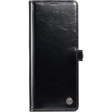 SZY Mall Samsung Galaxy Z Için Flip Case Fold 4 5g Çılgın At Pu Deri Retro (Yurt Dışından)