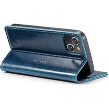 SZY Mall Iphone 13 Için Flip Case Kart Tutucu Retro Cüzdan Kapak Manyetik Cüzdan (Yurt Dışından)