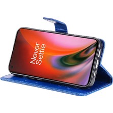 SZY Mall Oneplus Nord 2 5g Darbeye Kapak Pu Deri Flip Kickstand Için Flip Case (Yurt Dışından)