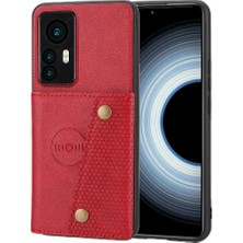 SZY Mall Cüzdan Durumda Xiaomi 12T Pro Buit Demir Kickstand Darbeye Cüzdan (Yurt Dışından)