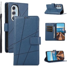 SZY Mall Motorola Kenar X30 Üç Kart Yuvaları Şok Emici Kickstand Için Flip Case (Yurt Dışından)