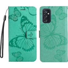 SZY Mall Samsung Galaxy M52 5g Darbeye Kapak Flip Kickstand Pu Deri (Yurt Dışından)