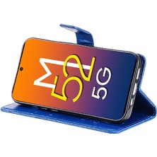 SZY Mall Samsung Galaxy M52 5g Darbeye Kapak Flip Kickstand Pu Deri (Yurt Dışından)