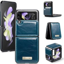 SZY Mall Samsung Galaxy Z Flip 4 Için Flip Case 5g Kickstand Kart Tutucu Retro (Yurt Dışından)