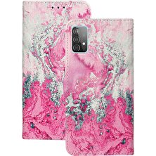 SZY Mall Samsung Galaxy Için Flip Case A52S 5g Mermer Desen Pu Deri Cüzdan Kart (Yurt Dışından)