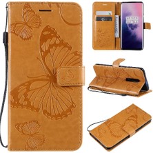 SZY Mall Kart Yuvası Standı ile Oneplus 7 Pro Için Flip Case Pu Deri Flip Kickstand (Yurt Dışından)