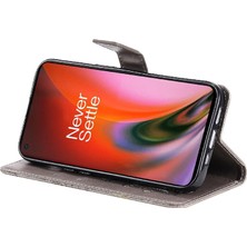 SZY Mall Oneplus Nord 2 5g Darbeye Kapak Pu Deri Flip Kickstand Için Flip Case (Yurt Dışından)