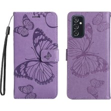 SZY Mall Samsung Galaxy M52 5g Darbeye Kapak Flip Kickstand Pu Deri (Yurt Dışından)